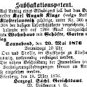 1876-03-18 Kl Versteigerung Kluge